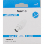 Hama Antennestik Coax Hvid
