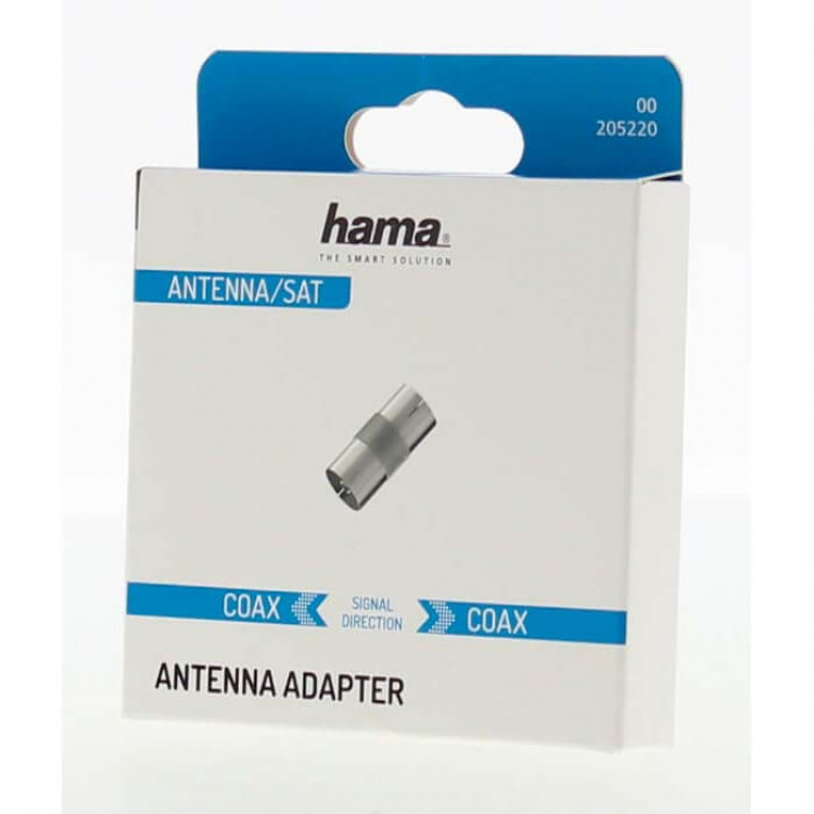 Hama Adapter Antenna Coax 2x Stikkontakt