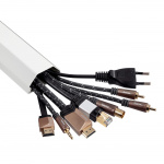 Hama Kabelkanal, Aluminium, Firkantet, 110/5/2,6 cm, Hvid