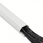 Hama Kabelkanal, Aluminium, Firkantet, 110/5/2,6 cm, Hvid