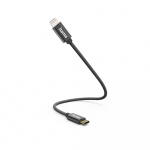 Hama Charging Cable USB-C to Lightning 0.2m Black