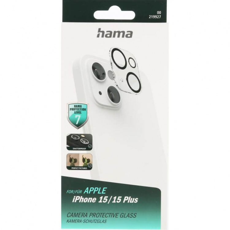 Hama Beskyttelsesglas Kamera iPhone 15/15 Plus