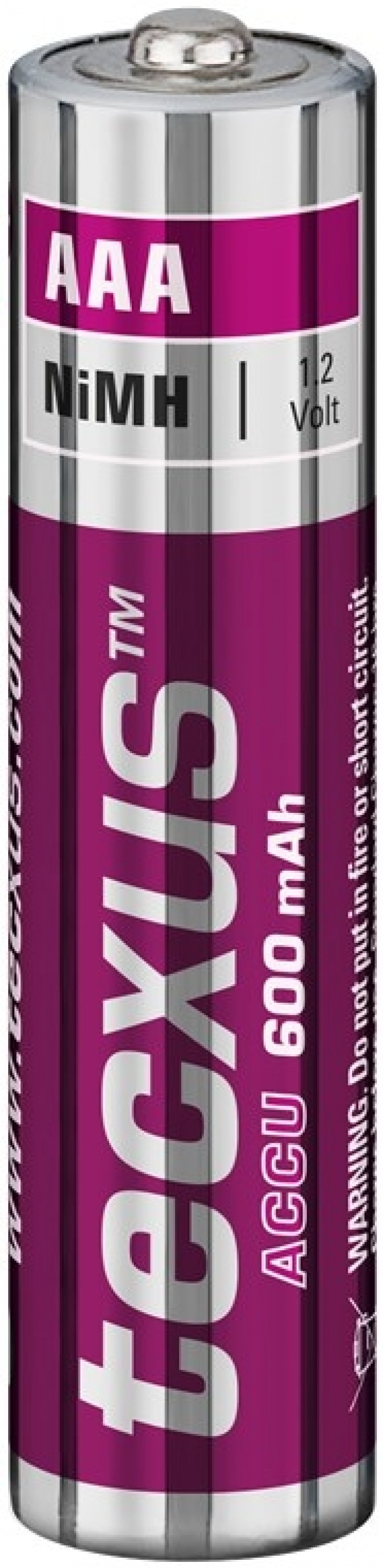 tecxus AAA (Micro)/HR03 genopladeligt batteri - 600 mAh, 4 stk. blister Nikkel-metalhydrid batteri (NiMH), 1,2 V tecxus AAA (Micro)/HR03 genopladeligt batteri - 600 mAh, 4 stk. blister Nikkel-metalhydrid batteri (NiMH), 1,2 V