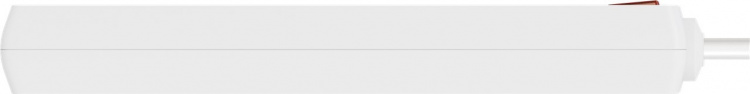 Goobay Stikdåse 6 udtag med afbryder, 5 m, hvid stikkontakter til indendørs brug