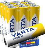 Varta LR6/AA (Mignon) (4106) batteri, 10 stk. i æske alkaline mangan batteri, 1,5 V Varta LR6/AA (Mignon) (4106) batteri, 10 stk. i æske alkaline mangan batteri, 1,5 V