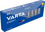 Varta LR6/AA (Mignon) (4106) batteri, 10 stk. i æske alkaline mangan batteri, 1,5 V Varta LR6/AA (Mignon) (4106) batteri, 10 stk. i æske alkaline mangan batteri, 1,5 V