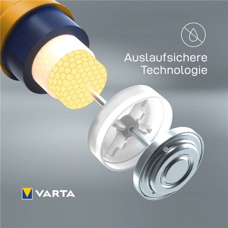 Varta LR03/AAA (Micro) (4103) batteri, 12 stk. æske alkaline mangan batteri, 1,5 V