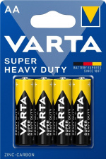 Varta R6/AA (Mignon) (2006) batteri, 4 stk. blister Zink- carbon batteri, 1,5 V