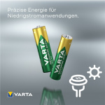 Varta AA (Mignon)/HR6 (56736) genopladeligt batteri - 800 mAh, 2 stk. blister Nikkel-metalhydrid batteri (NiMH), 1,2 V Varta AA (Mignon)/HR6 (56736) genopladeligt batteri - 800 mAh, 2 stk. blister Nikkel-metalhydrid batteri (NiMH), 1,2 V