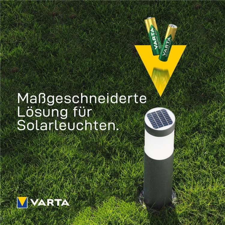 Varta AAA (Micro)/HR03 (56733) genopladeligt batteri - 550 mAh, 2 stk. blister Nikkel-metalhydrid batteri (NiMH), 1,2 V