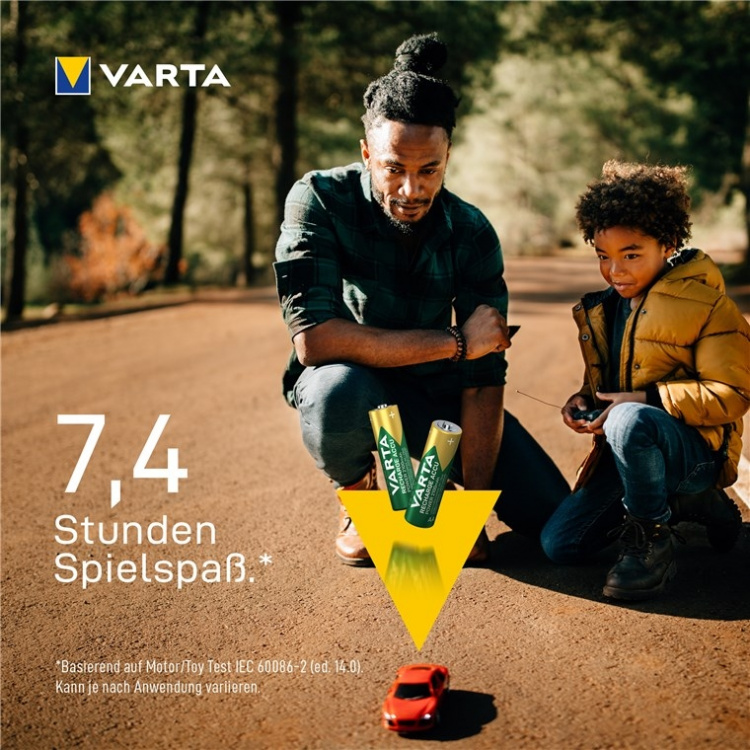 Varta AA (Mignon)/HR6 (56706) genopladeligt batteri - 2100 mAh, 2 stk. blister Low-selvafladning NiMH batteri (Klar-til-brug), 1,2 V Varta AA (Mignon)/HR6 (56706) genopladeligt batteri - 2100 mAh, 2 stk. blister Low-selvafladning NiMH batteri (Klar-til-brug), 1,2 V