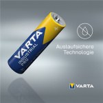 Varta LR6/AA (Mignon) (4006) batteri, 10 stk. box alkaline mangan batteri, 1,5 V Varta LR6/AA (Mignon) (4006) batteri, 10 stk. box alkaline mangan batteri, 1,5 V