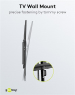 Goobay TV vægbeslag Basic TILT (M) til tv-apparater fra 32 til 55 tommer (81-140 cm), kan vippes op til 35 kg Goobay TV vægbeslag Basic TILT (M) til tv-apparater fra 32 til 55 tommer (81-140 cm), kan vippes op til 35 kg