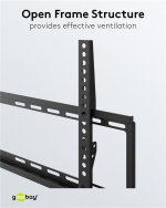 Goobay TV vægbeslag Basic FIXED (L) til tv-apparater fra 37 til 70 tommer (94-178 cm) op til 35 kg Goobay TV vægbeslag Basic FIXED (L) til tv-apparater fra 37 til 70 tommer (94-178 cm) op til 35 kg