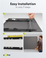 Goobay TV vægbeslag Basic FIXED (L) til tv-apparater fra 37 til 70 tommer (94-178 cm) op til 35 kg Goobay TV vægbeslag Basic FIXED (L) til tv-apparater fra 37 til 70 tommer (94-178 cm) op til 35 kg