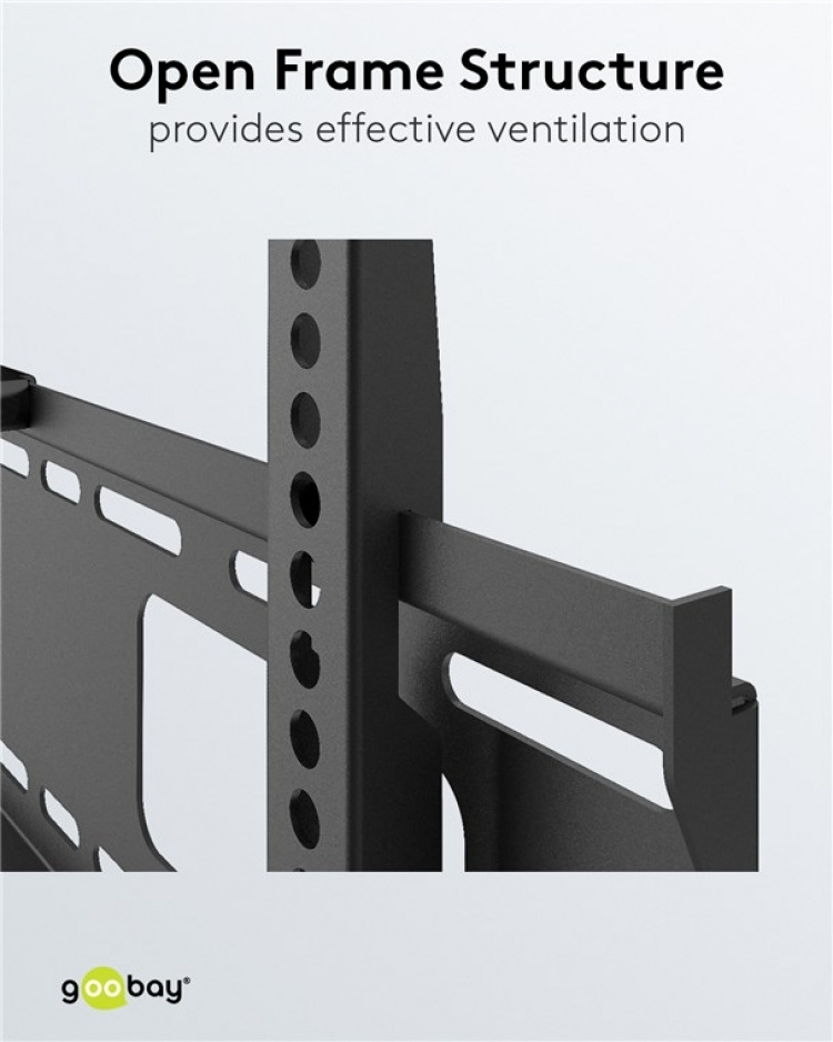 Goobay TV vægbeslag Pro FIXED (M) til tv-apparater fra 32 til 55 tommer (81-140 cm) op til 50 kg Goobay TV vægbeslag Pro FIXED (M) til tv-apparater fra 32 til 55 tommer (81-140 cm) op til 50 kg