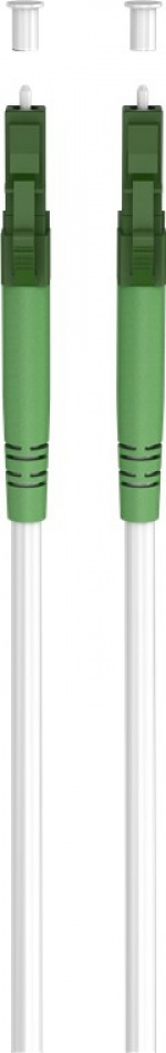 Goobay Lyslederkabel (FTTH), Singlemode (OS2) White, hvid (Simplex), 5 m fiberoptisk kabel, LC-APC (8°) stik > LC-APC (8°) stik, halogenfri kabelkappe (LSZH) Goobay Lyslederkabel (FTTH), Singlemode (OS2) White, hvid (Simplex), 5 m fiberoptisk kabel, LC-APC (8°) stik > LC-APC (8°) stik, halogenfri kabelkappe (LSZH)