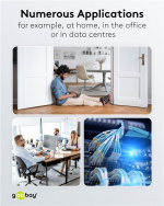 Goobay Lyslederkabel (FTTH), Singlemode (OS2) White, hvid (Simplex), 3 m fiberoptisk kabel, stik SC-APC (8°) > SC stik (UPC), halogenfri kabelkappe (LSZH) Goobay Lyslederkabel (FTTH), Singlemode (OS2) White, hvid (Simplex), 3 m fiberoptisk kabel, stik SC-APC (8°) > SC stik (UPC), halogenfri kabelkappe (LSZH)