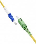 Goobay Lyslederkabel (FTTH), Singlemode (OS2) Yellow, gul (Simplex), 15 m fiberoptisk kabel, stik SC-APC (8°) > LC stik (UPC), halogenfri kabelkappe (LSZH) Goobay Lyslederkabel (FTTH), Singlemode (OS2) Yellow, gul (Simplex), 15 m fiberoptisk kabel, stik SC-APC (8°) > LC stik (UPC), halogenfri kabelkappe (LSZH)
