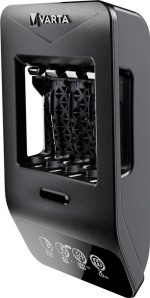 Varta LCD Smart Charger+ (type 57684) inkl. 4x AA 2100 mAh oplader op til 4x AA-batterier eller AAA-batterier (NiMH) samtidigt