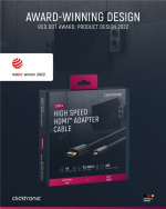 ClickTronic HDMI™ til Micro HDMI™ adapterkabel Premium-kabel | 1x HDMI™-stik 1x Micro-HDMI™-stik | 5,0 m | UHD 4K @ 30 Hz ClickTronic HDMI™ til Micro HDMI™ adapterkabel Premium-kabel | 1x HDMI™-stik 1x Micro-HDMI™-stik | 5,0 m | UHD 4K @ 30 Hz