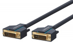 ClickTronic DVI-kabel Premium-kabel | 1x DVI-stik 1x DVI-stik | 5,0 m | WQXGA @ 60 Hz