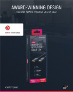 ClickTronic DisplayPort™-kabel Premium-kabel | 1x DisplayPort™-stik 1x DisplayPort™-stik | 1,0 m | UHD 4K @ 60 Hz ClickTronic DisplayPort™-kabel Premium-kabel | 1x DisplayPort™-stik 1x DisplayPort™-stik | 1,0 m | UHD 4K @ 60 Hz