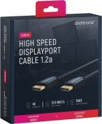 ClickTronic DisplayPort™-kabel Premium-kabel | 1x DisplayPort™-stik 1x DisplayPort™-stik | 5,0 m | UHD 4K @ 60 Hz ClickTronic DisplayPort™-kabel Premium-kabel | 1x DisplayPort™-stik 1x DisplayPort™-stik | 5,0 m | UHD 4K @ 60 Hz