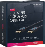 ClickTronic DisplayPort™-kabel Premium-kabel | 1x DisplayPort™-stik 1x DisplayPort™-stik | 7,5 m | UHD 4K @ 60 Hz ClickTronic DisplayPort™-kabel Premium-kabel | 1x DisplayPort™-stik 1x DisplayPort™-stik | 7,5 m | UHD 4K @ 60 Hz