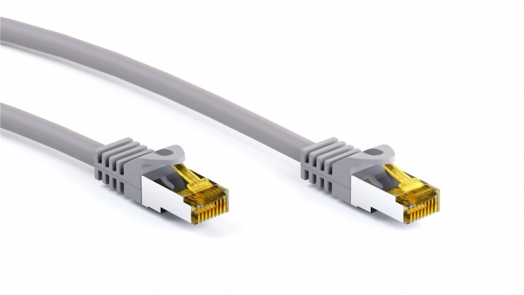 Goobay RJ45 netværkskabel S/FTP (PiMF), 500 MHz, med CAT 7 råkabel, grå, 2 m LSZH halogenfri kabelkappe, kobber, RJ45-hanstik (CAT 6A) Goobay RJ45 netværkskabel S/FTP (PiMF), 500 MHz, med CAT 7 råkabel, grå, 2 m LSZH halogenfri kabelkappe, kobber, RJ45-hanstik (CAT 6A)