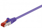 Goobay Netværkskabel CAT 6, S/FTP (PiMF), violet, 7,5 m kobberleder (CU), halogenfri kabelkappe (LSZH) Goobay Netværkskabel CAT 6, S/FTP (PiMF), violet, 7,5 m kobberleder (CU), halogenfri kabelkappe (LSZH)