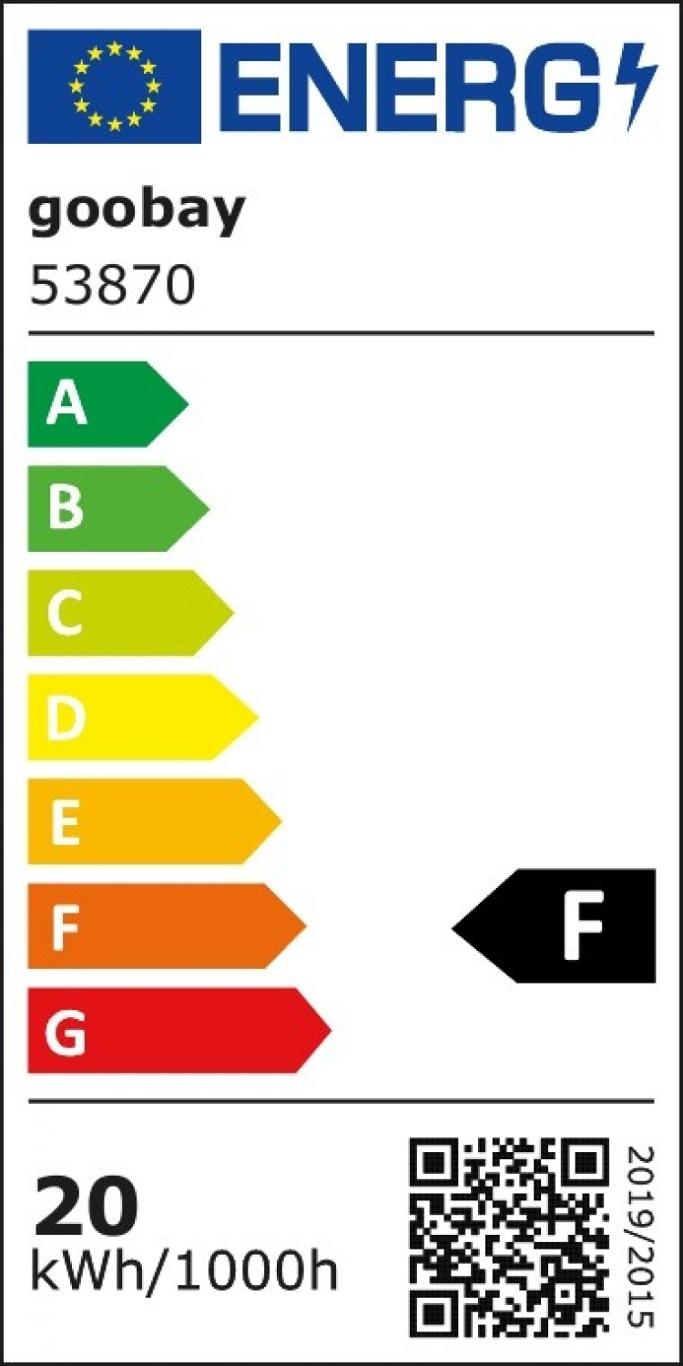 Goobay LED udendørs projektør, 20 W med 1700 lm, neutralt hvidt lys (4000 K) og M16 kabelforskruning, egnet til udendørs brug (IP65) Goobay LED udendørs projektør, 20 W med 1700 lm, neutralt hvidt lys (4000 K) og M16 kabelforskruning, egnet til udendørs brug (IP65)
