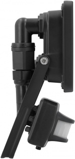 Goobay LED udendørs projektør, 20 W, med bevægelsesdetektor med 1700 lm, neutralt hvidt lys (4000 K), PIR-sensor med ON/OFF-funktion og M16 kabelforskruning, egnet til udendørs brug (IP44)