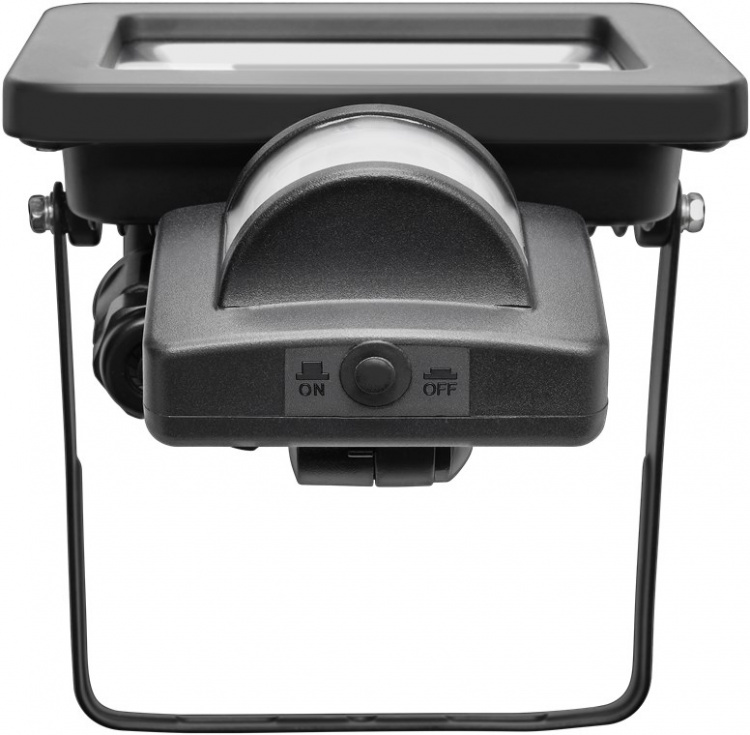 Goobay LED udendørs projektør, 20 W, med bevægelsesdetektor med 1700 lm, neutralt hvidt lys (4000 K), PIR-sensor med ON/OFF-funktion og M16 kabelforskruning, egnet til udendørs brug (IP44)