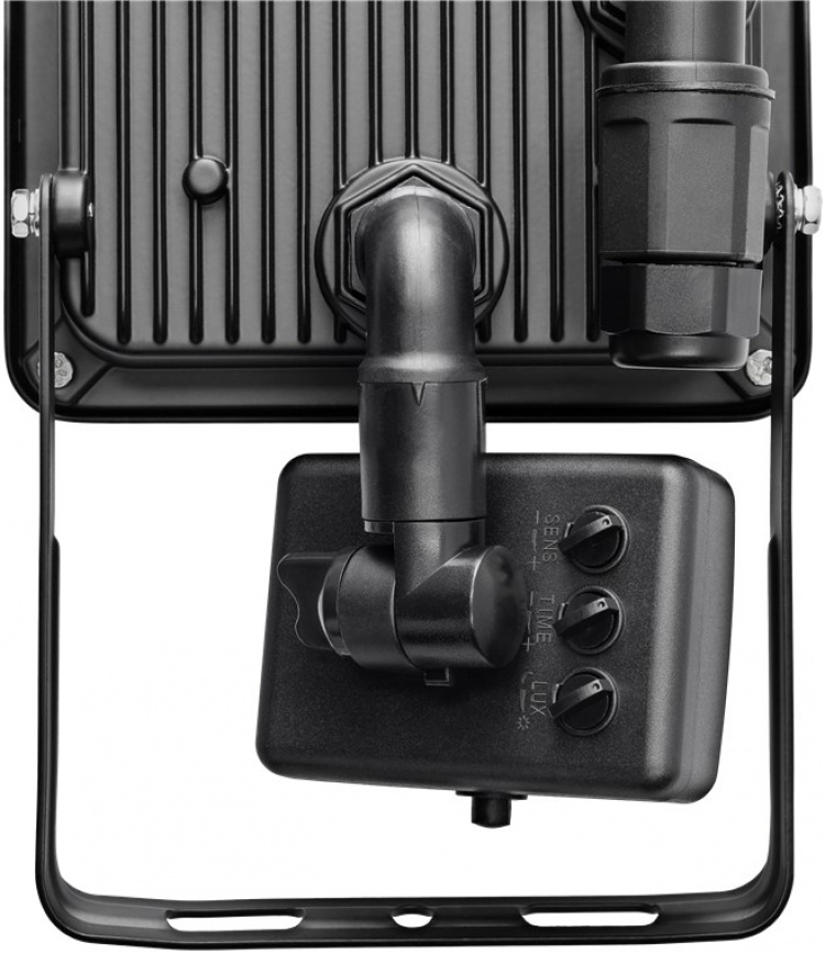 Goobay LED udendørs projektør, 30 W, med bevægelsesdetektor med 2550 lm, neutralt hvidt lys (4000 K), PIR-sensor med ON/OFF-funktion og M16 kabelforskruning, egnet til udendørs brug (IP44) Goobay LED udendørs projektør, 30 W, med bevægelsesdetektor med 2550 lm, neutralt hvidt lys (4000 K), PIR-sensor med ON/OFF-funktion og M16 kabelforskruning, egnet til udendørs brug (IP44)