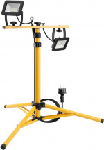 Goobay LED konstruktions spotlight med teleskopisk stativ, 2x 20 W med i alt 3400 lm og neutralt hvidt lys (4000 K), velegnet til indendørs og udendørs brug (IP65) Goobay LED konstruktions spotlight med teleskopisk stativ, 2x 20 W med i alt 3400 lm og neutralt hvidt lys (4000 K), velegnet til indendørs og udendørs brug (IP65)