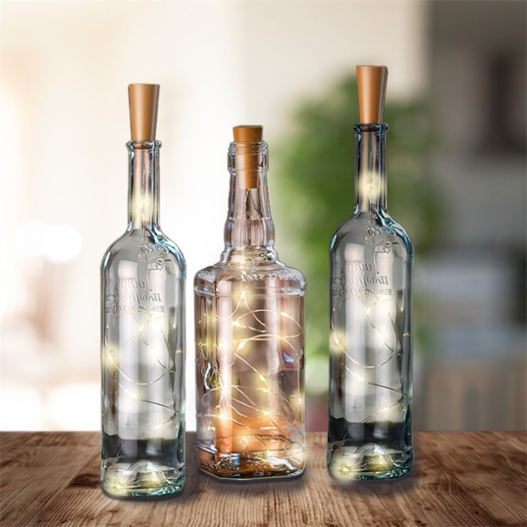 Goobay 3x 10 LED-flaskelys inkl. timer atmosfærisk lysdekoration til glasflasker