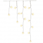 Goobay 400er LED isregn lyskæde med timerfunktion og 24 V udendørs transformator, varm hvid (3000 K), til indendørs og udendørs brug (IP44) Goobay 400er LED isregn lyskæde med timerfunktion og 24 V udendørs transformator, varm hvid (3000 K), til indendørs og udendørs brug (IP44)