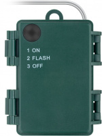 Goobay 50er LED sølv wire cluster lyskæde med 2 lysindstillinger, varm-hvid (3000 K), batteridrevet, til indendørs og udendørs brug (IP44) Goobay 50er LED sølv wire cluster lyskæde med 2 lysindstillinger, varm-hvid (3000 K), batteridrevet, til indendørs og udendørs brug (IP44)