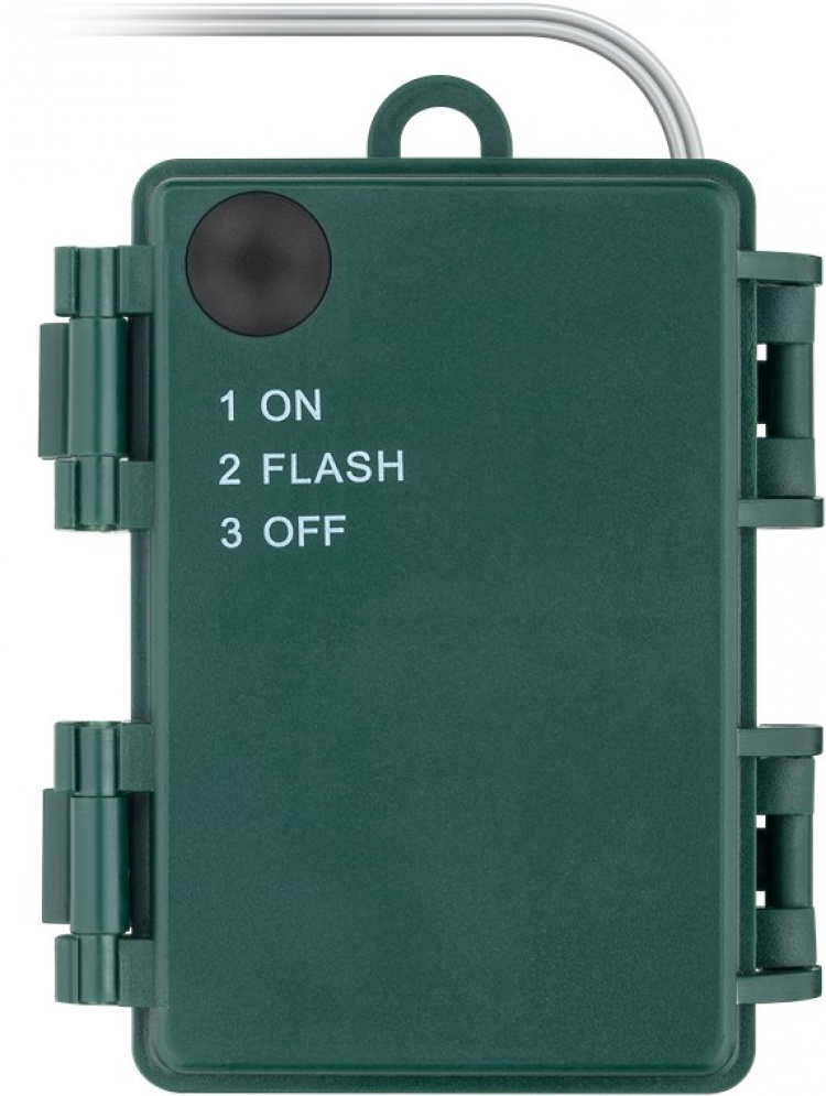 Goobay 50er LED sølv wire cluster lyskæde med 2 lysindstillinger, varm-hvid (3000 K), batteridrevet, til indendørs og udendørs brug (IP44) Goobay 50er LED sølv wire cluster lyskæde med 2 lysindstillinger, varm-hvid (3000 K), batteridrevet, til indendørs og udendørs brug (IP44)