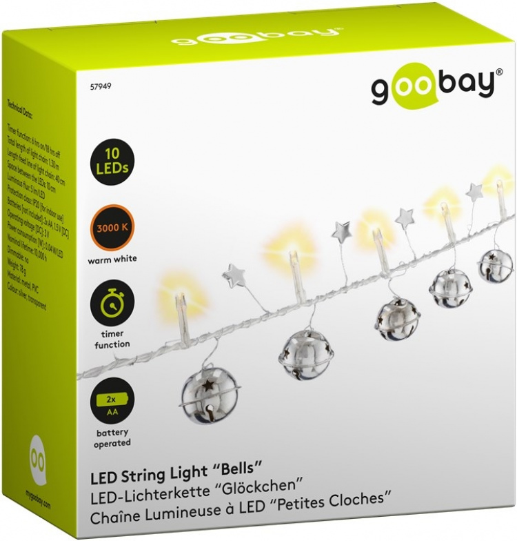 Goobay 10 LED lyskæde  Goobay 10 LED lyskæde