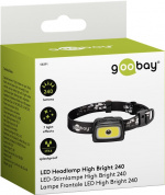 Goobay LED-pandelampe High Bright 240 med 240 lm og koldt hvidt lys (6500 K), perfekt til fritid, sport, camping, fiskeri, jagt og autohjælp Goobay LED-pandelampe High Bright 240 med 240 lm og koldt hvidt lys (6500 K), perfekt til fritid, sport, camping, fiskeri, jagt og autohjælp