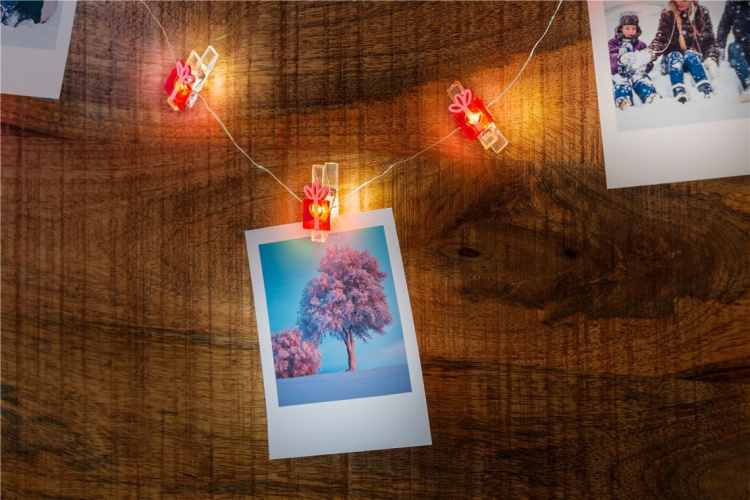 Goobay 10 LED fotoklip lyskæde  Goobay 10 LED fotoklip lyskæde