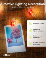 Goobay 10 LED fotoklip lyskæde 