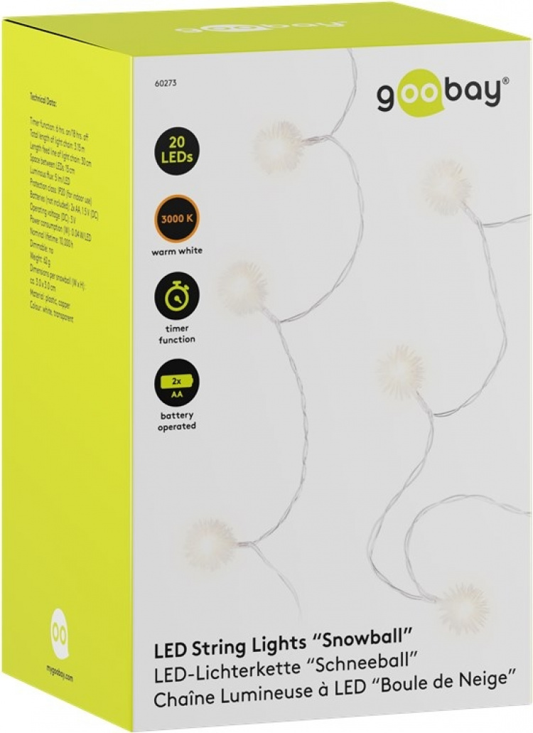 Goobay 20 LED-lys  Goobay 20 LED-lys