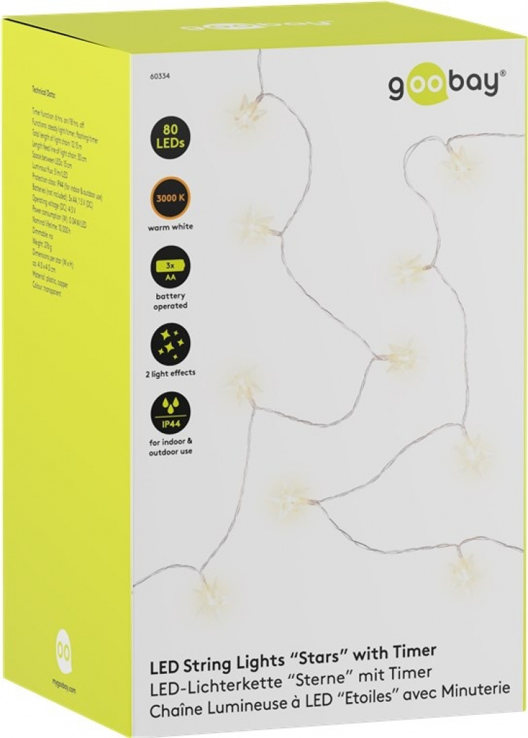Goobay 80 LED lyskæde  Goobay 80 LED lyskæde