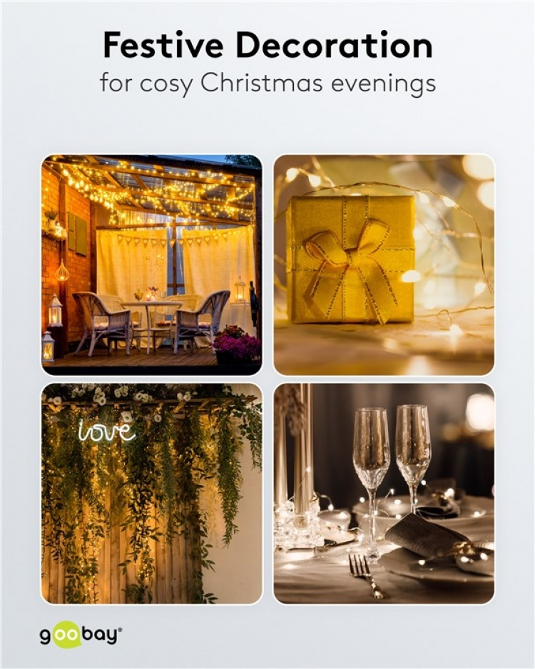 Goobay 80 LED lyskæde 