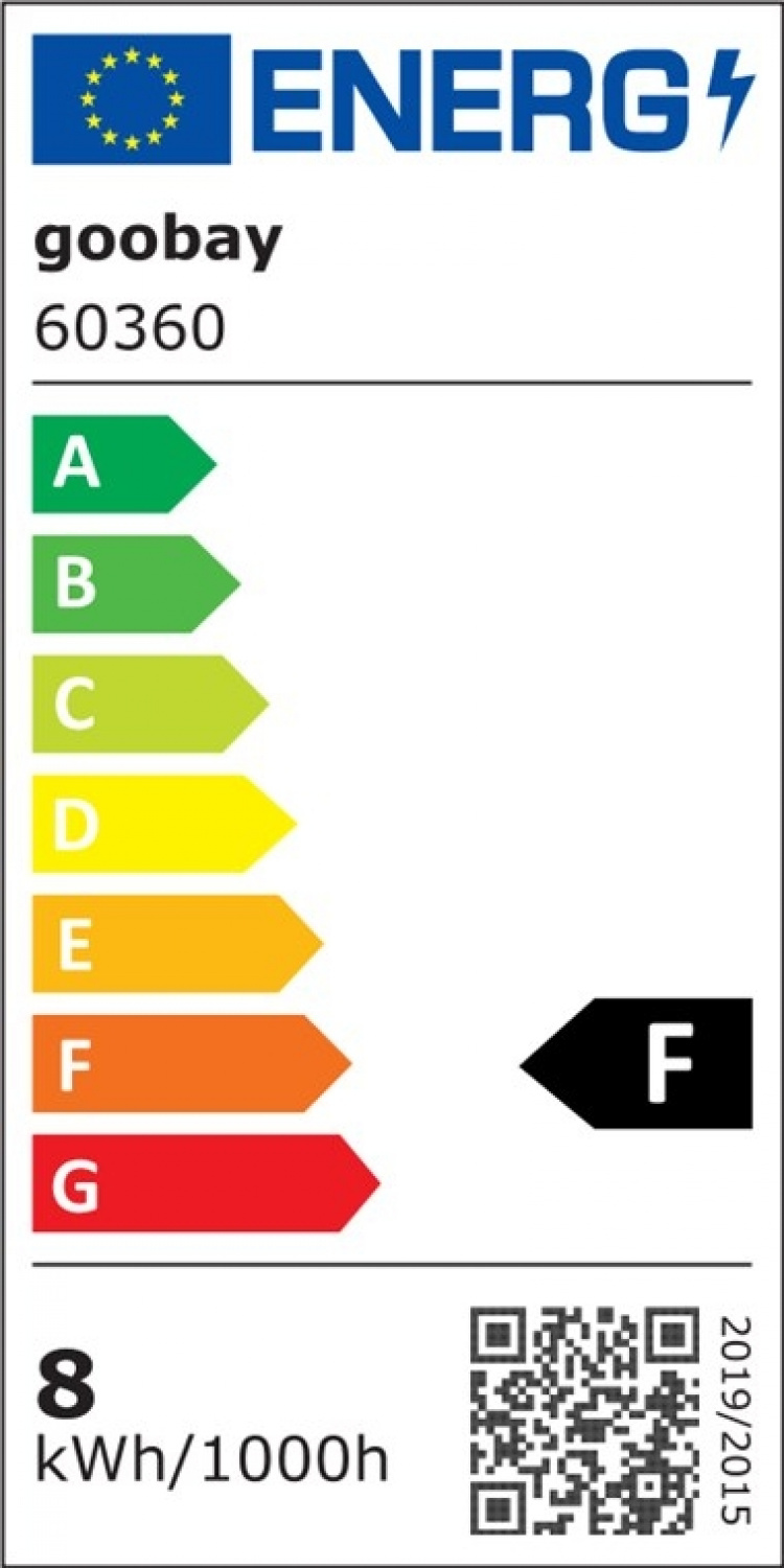 Goobay LED-luplampe med klemme, 8 W, hvid 650 lm, 127 mm krystalglaslinse, 1,75x forstørrelse, 3 dioptrier
