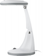 Goobay LED-luplampe med fod, 6 W, hvid 450 lm, 100 mm glaslinse, 1,75x forstørrelse, 3 dioptrier Goobay LED-luplampe med fod, 6 W, hvid 450 lm, 100 mm glaslinse, 1,75x forstørrelse, 3 dioptrier