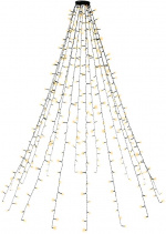 Goobay 400 LED lyskæde med ring til juletræ med timer og hukommelsesfunktion, 8 lysindstillinger, 24 V ekstern transformer, varm hvid (3000 K), til indendørs og udendørs brug (IP44) Goobay 400 LED lyskæde med ring til juletræ med timer og hukommelsesfunktion, 8 lysindstillinger, 24 V ekstern transformer, varm hvid (3000 K), til indendørs og udendørs brug (IP44)